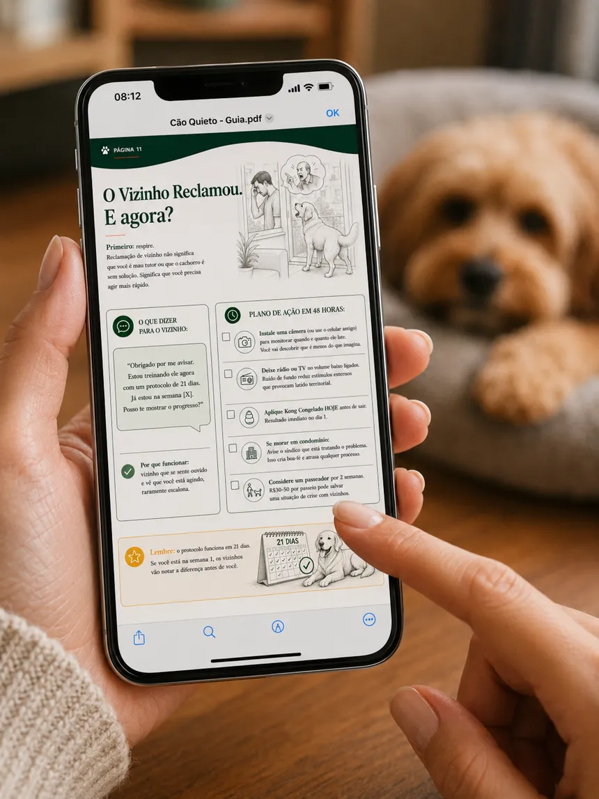 Cão Quieto em 21 Dias